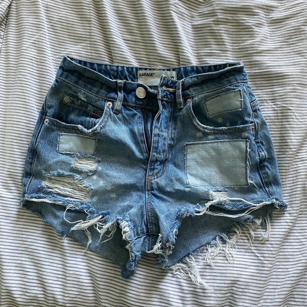 garage jean shorts